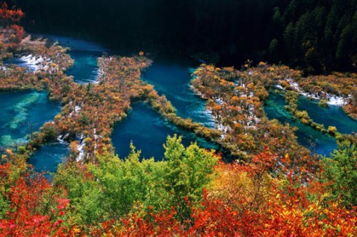 九寨溝十、十一月旅游-九寨溝浪漫彩林游